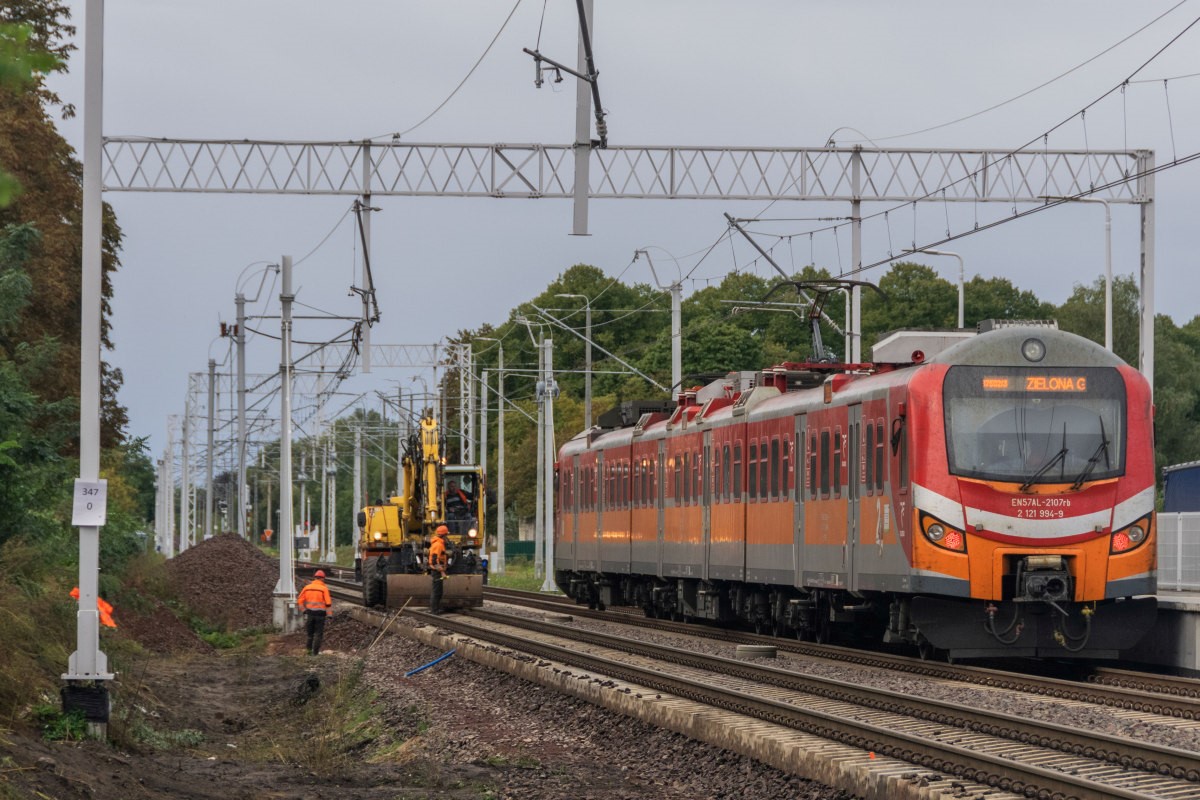 Budowa przystanku kolejowego Żydowce