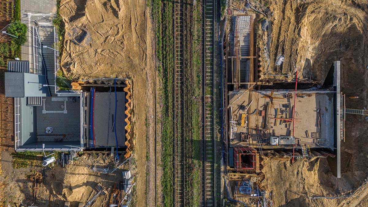 Budowa przejścia podziemnego - Niebuszewo